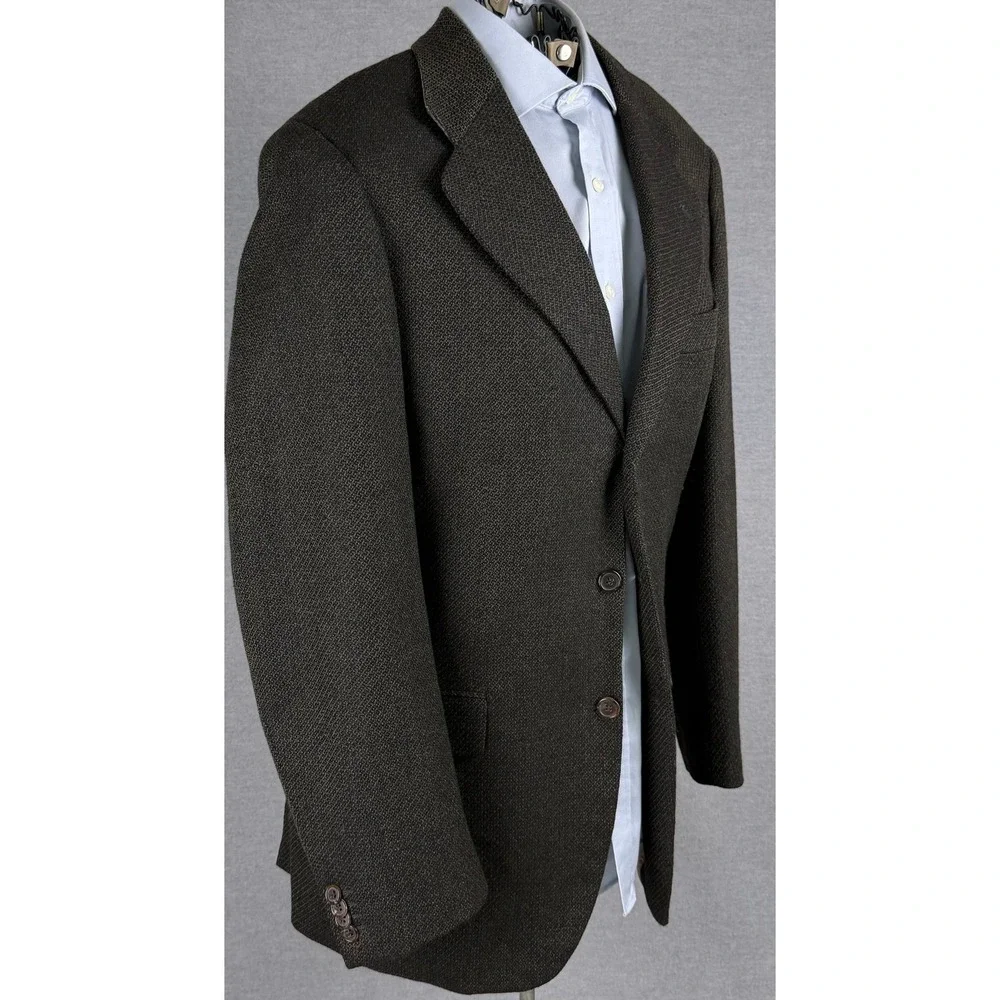 Baldessarini‎ Hugo Boss Brown Wool Cashmere Blazer Jacket Italy Mens 40